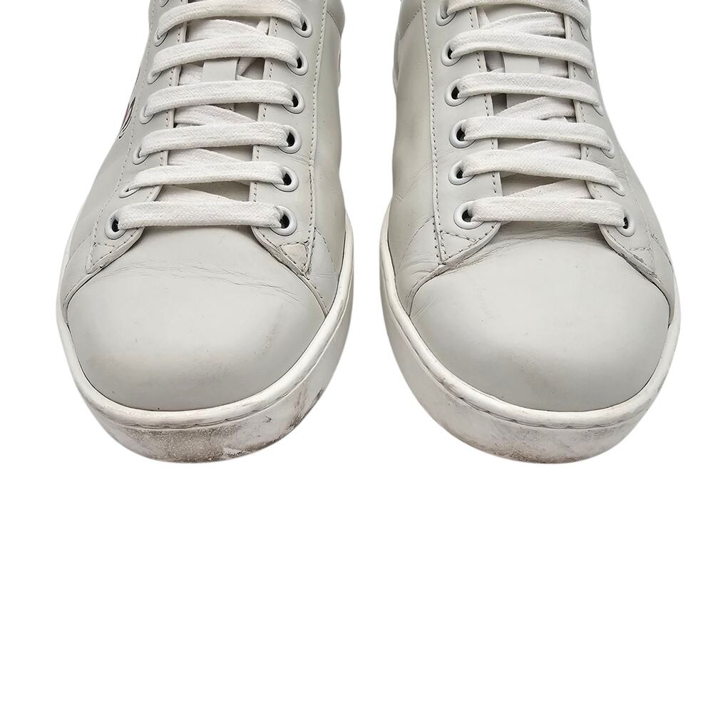 Gucci Ace Sneaker Disney Ducks Blue White Leather Low Top Lace Up Size 39 US 9 - Picture 5 of 12